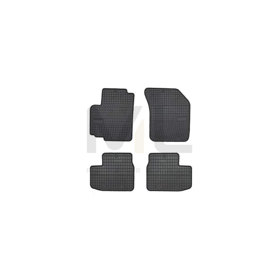 FROGUM Tailored 0603 Floor mat set Elastomer, Front and Rear, Quantity: 4, Black, (LHD)