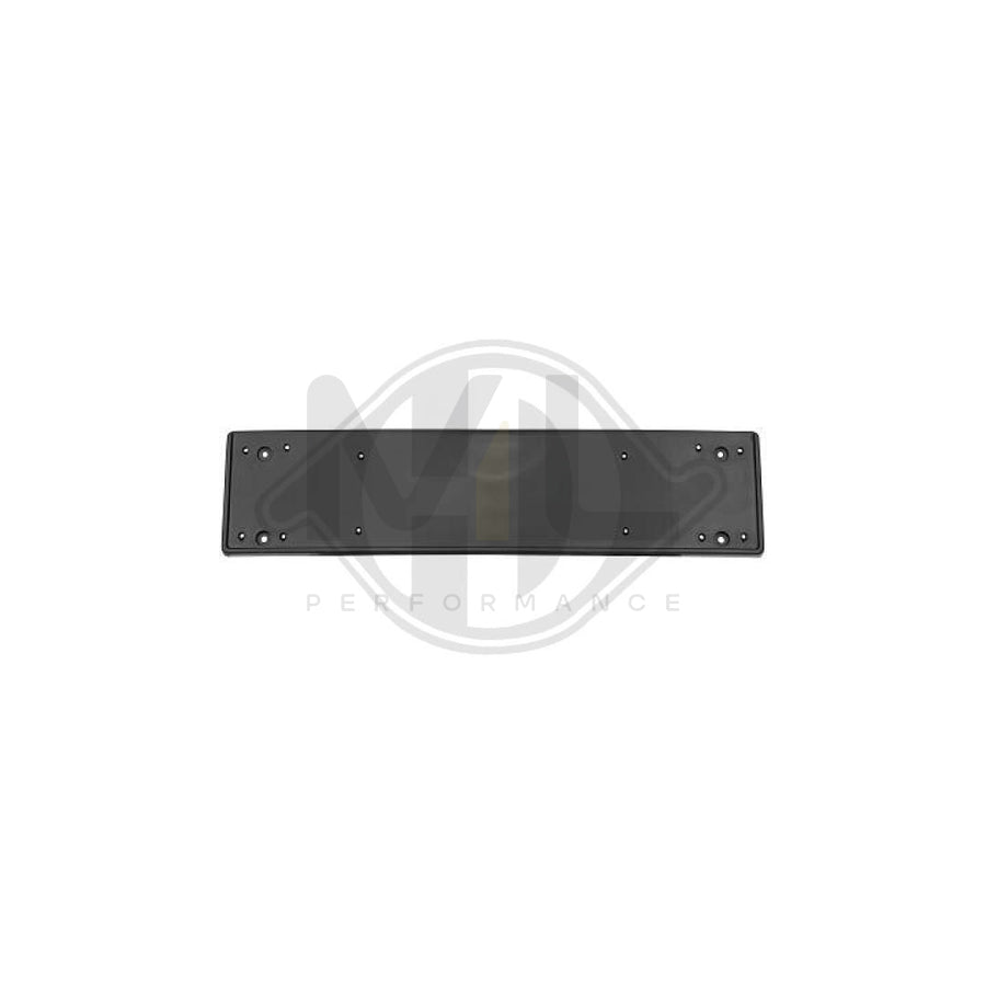 DIEDERICHS ZUB00301 Number plate holder Front, Black