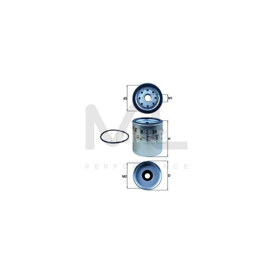 MAHLE ORIGINAL KC 238D Fuel filter Spin-on Filter | ML Performance Car Parts
