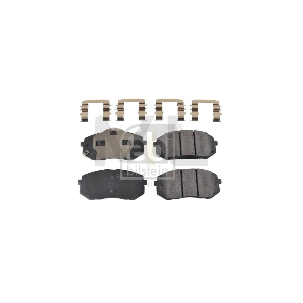 Febi Bilstein 116333 Brake Pad Set Front Axle, With Acoustic Wear Warning