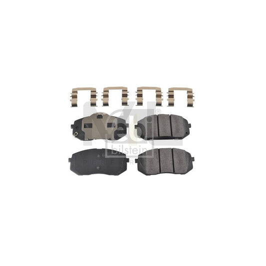 Febi Bilstein 116333 Brake Pad Set Front Axle, With Acoustic Wear Warning