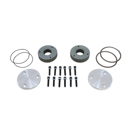 Yukon Gear & Axle Yukon Gear Hardcore Drive Flange Kit For Dana 60 / 30 Spline Outer Stubs. Yukon Engraved Caps