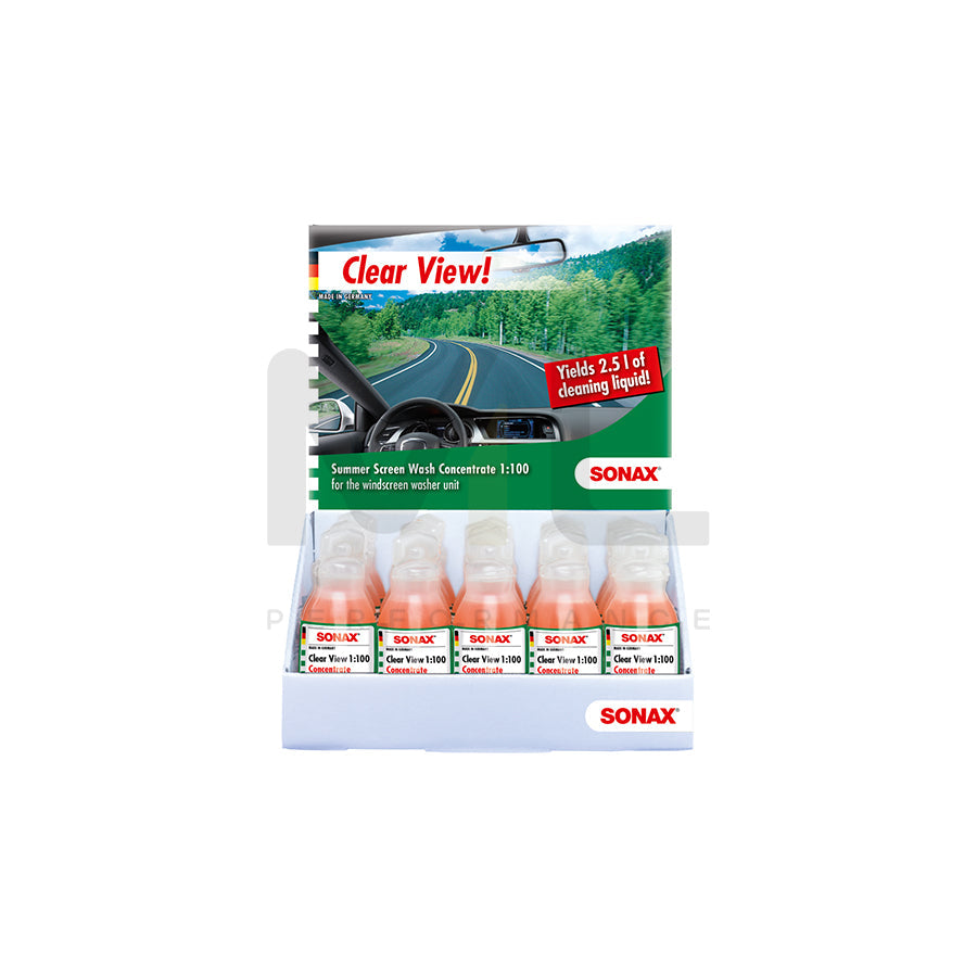Sonax ClearView 1:100 Concentrate Counter Display 25ml
