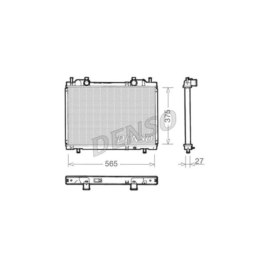 DENSO DRM09022 Engine Radiator