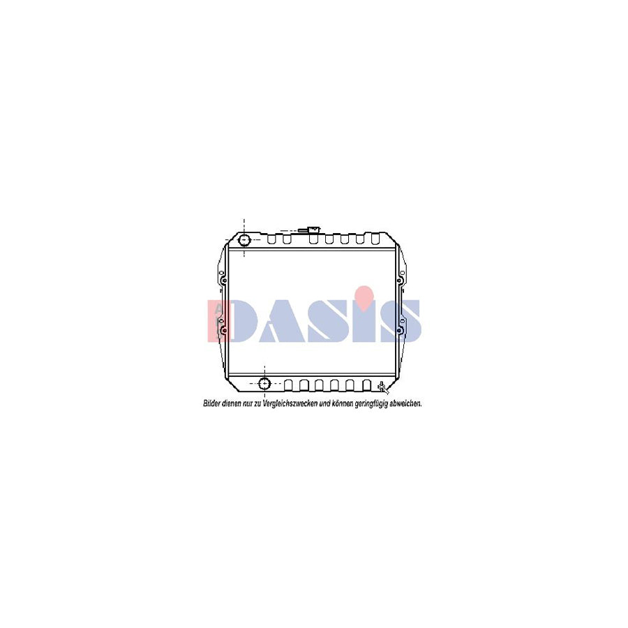 AKS Dasis 213060N Engine Radiator for Toyota Hilux IV Pickup