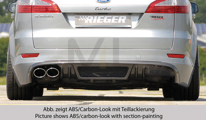 Rieger 00099113 Ford BA7 Mondeo Rear Diffuser 4 | ML Performance UK Car Parts