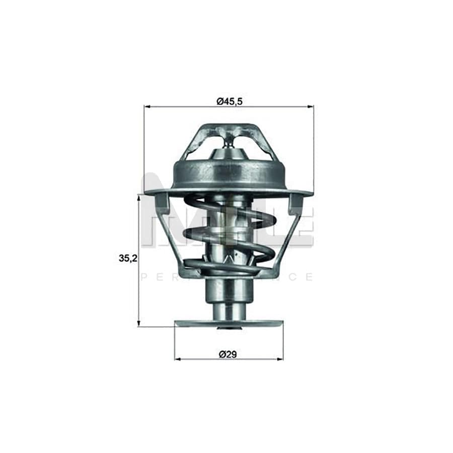 MAHLE ORIGINAL TX 18 83 Engine thermostat Opening Temperature: 83��C, without gasket / seal | ML Performance Car Parts