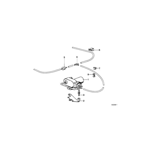 Genuine BMW 64111369197 E23 Rubber Mounting (Inc. 728i, 732i & 733i) | ML Performance US