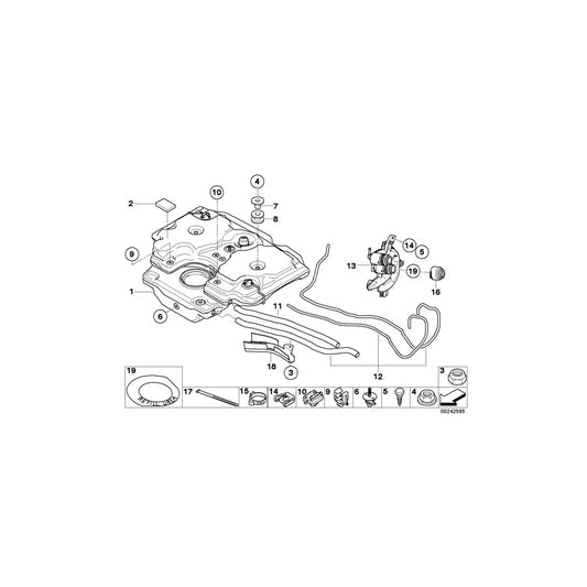 Genuine BMW 16197204742 E90 Screw Cap (Inc. 335d) | ML Performance US