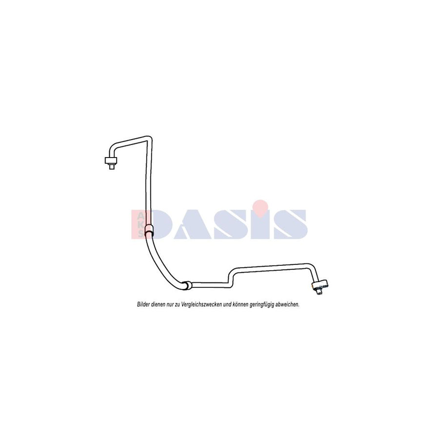 AKS Dasis 885830N High Pressure Line, Air Conditioning
