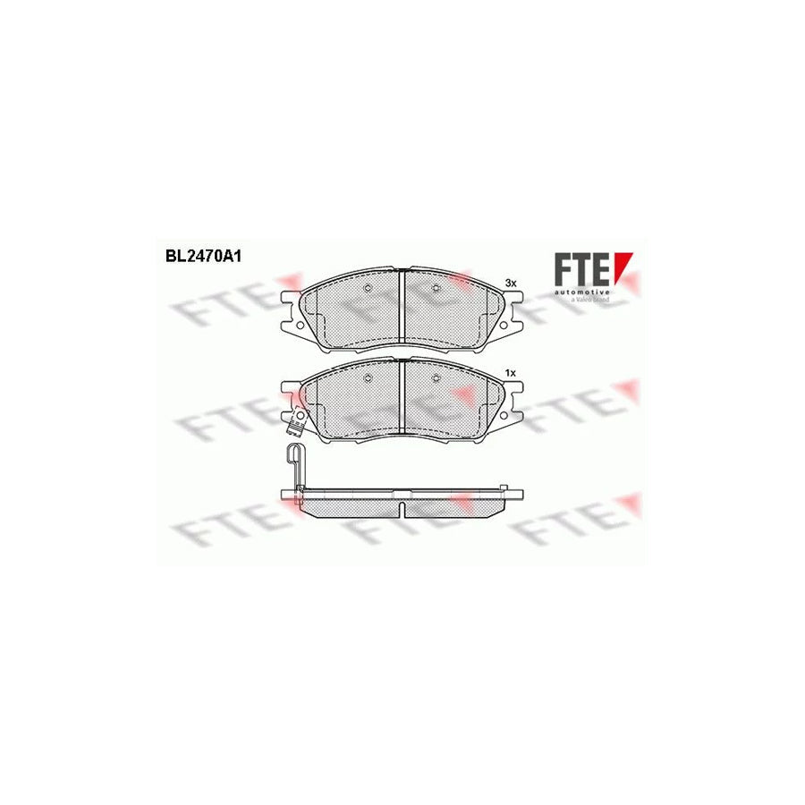 FTE 9010751 Brake Pad Set for Nissan Almera