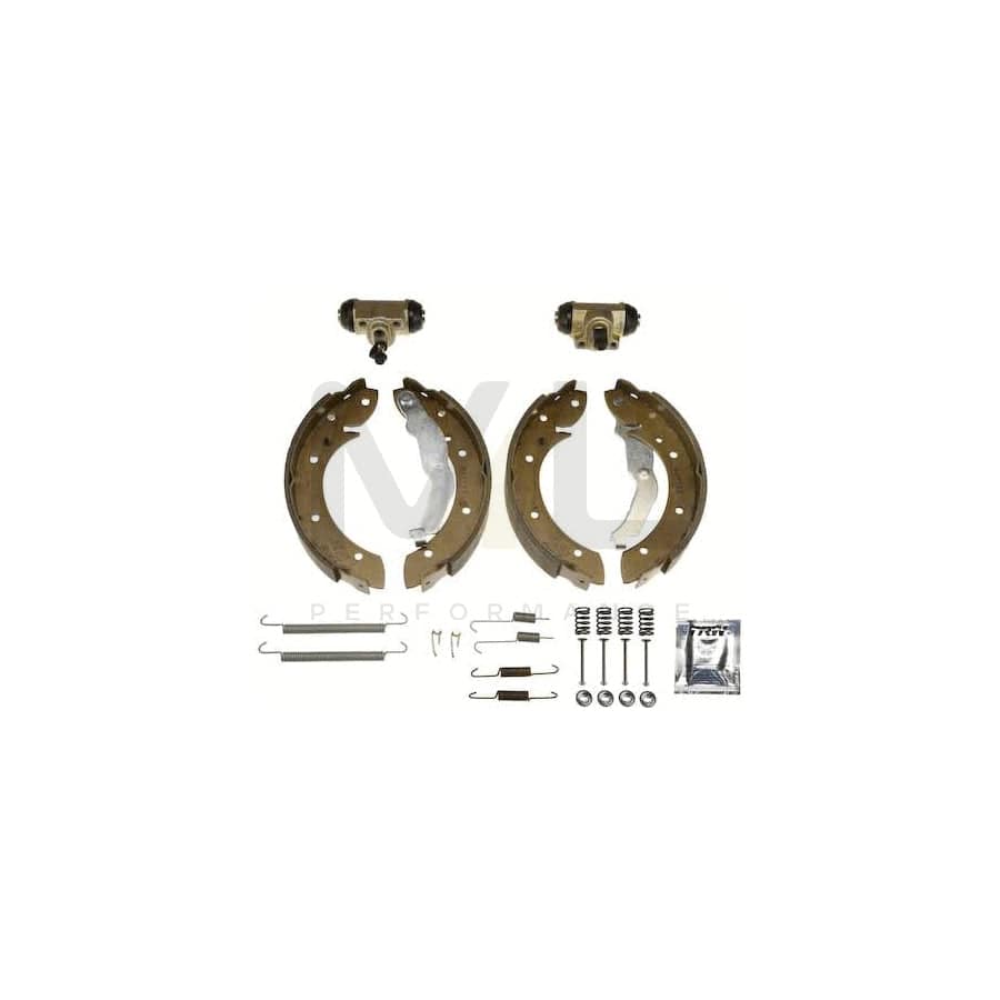 TRW BK1553 Brake Shoe Set for BMW 3 Series with wheel brake cylinder, Brake Kit | ML Performance Car Parts