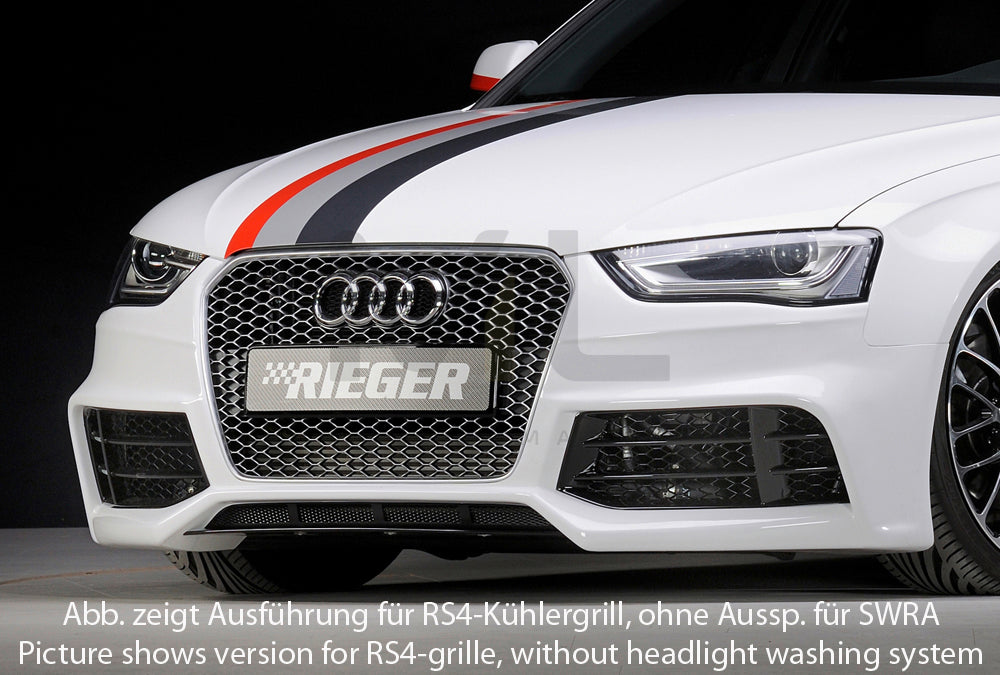 Rieger 00055540 Audi B8 B81 Front Bumper (A4 & S4) 1 | ML Performance UK Car Parts