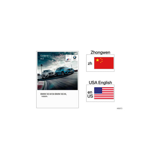 Genuine BMW 01402895185 Quick Reference Card F86 ENUS (Inc. X6 M) | ML Performance US Car Parts