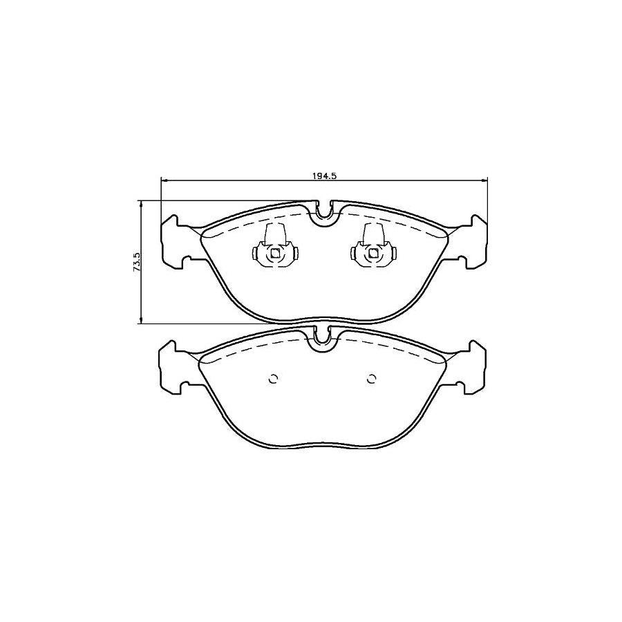 Hella 8MP 376 805-394 Water Pump For Renault Clio