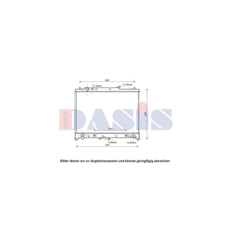 AKS Dasis 110074N Engine Radiator for Mazda CX-9 (Tb)