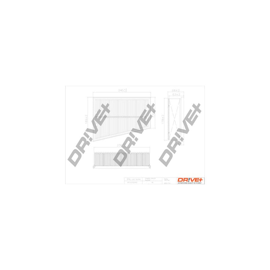 Dr!Ve+ Dp1110.10.0167 Air Filter