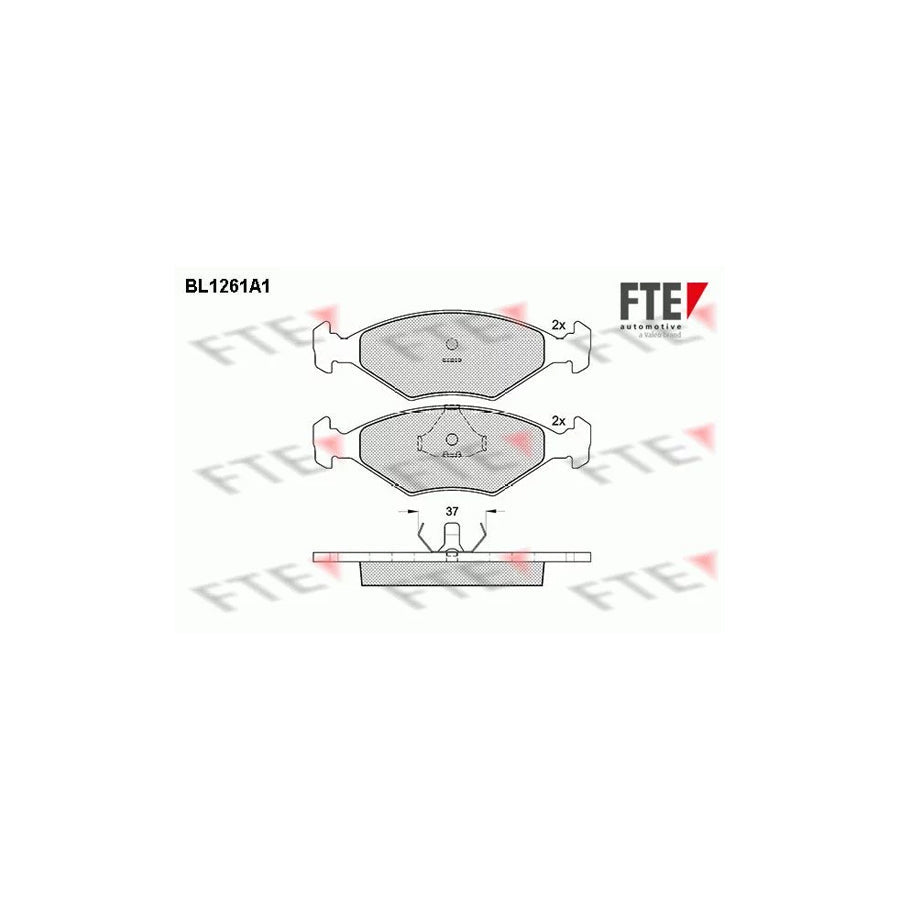 FTE Bl1261A1 Brake Pad Set