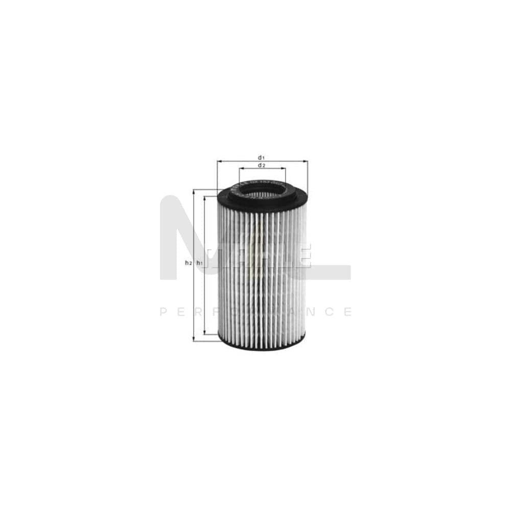 MAHLE ORIGINAL OX 153D4 Oil Filter for CHRYSLER PT Cruiser Estate Filter Insert | ML Performance Car Parts
