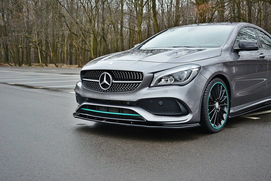 Maxton Design Mercedes Benz CLA-Class C117 AMG-Line (Facelift) Front Splitter V.1