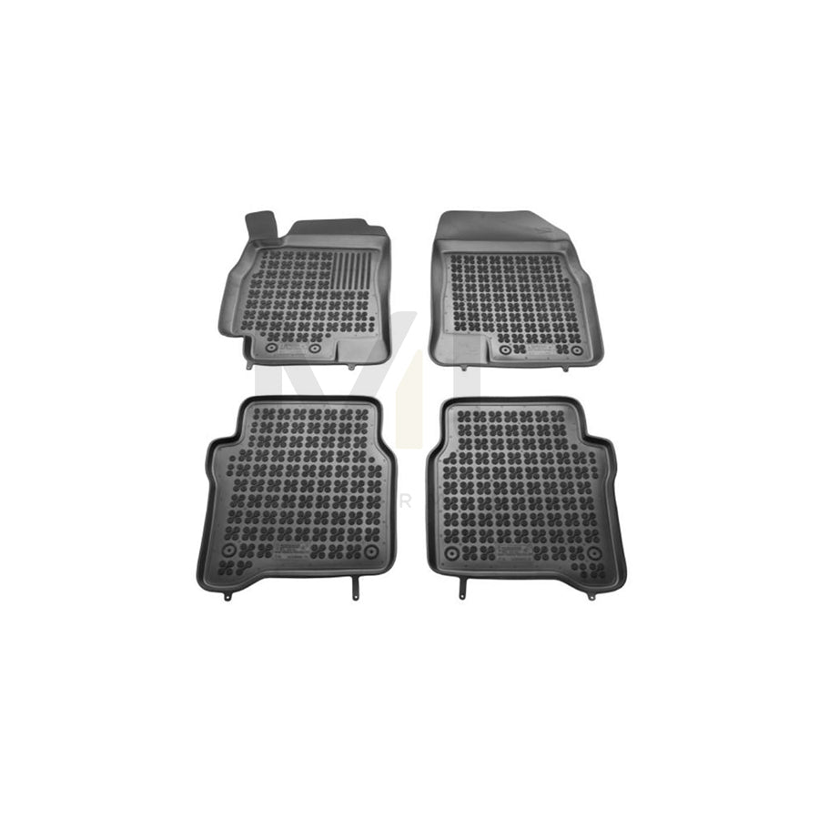 REZAW PLAST 201812 Floor mat set for NISSAN Primera Saloon (P12) Elastomer, Front and Rear, Black