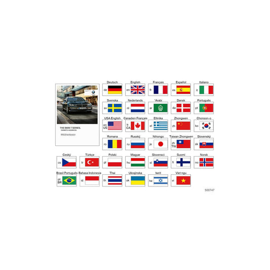 Genuine BMW 01402884063 Owner's Manual For G11, G12 ENUS (Inc. 740iX, 750i & 740i) | ML Performance US Car Parts