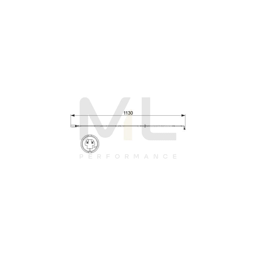 BOSCH 1 987 473 505 Brake pad wear sensor for BMW X1 (E84) | ML Performance Car Parts