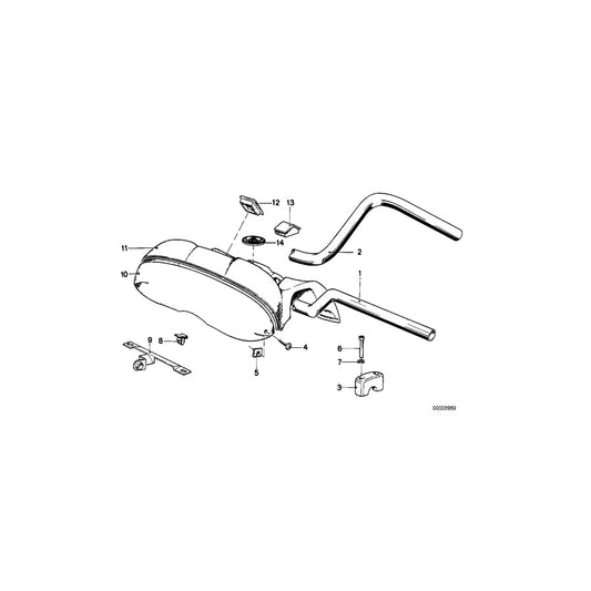Genuine BMW 32711242932 Cap (Inc. R45/N, R45T & R 80 G/S) | ML Performance US Car Parts