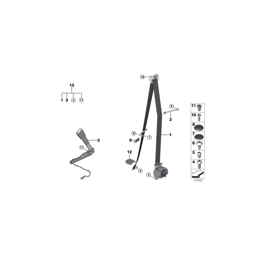 Genuine BMW 07147132830 RR6 F83 F12 Fillister Head Screw M10X16 (Inc. 650iX 4.4, 535iX & X1 18i) | ML Performance US Car Parts