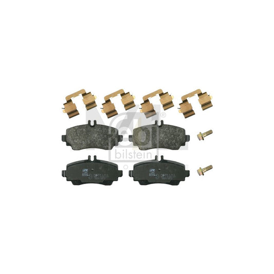 Febi Bilstein 16374 Brake Pad Set Suitable For Mercedes Benz A Class (W168) Front Axle, Excl. Wear Warning Contact, With Attachment Material