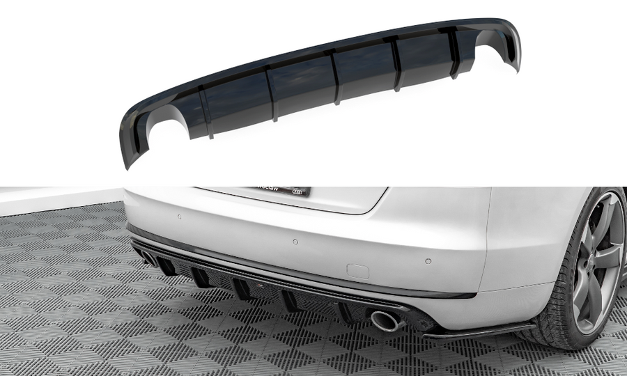 Maxton Design AU-A8-D4-RS1T Rear Valance Audi A8 D4 | ML Performance US Car Parts