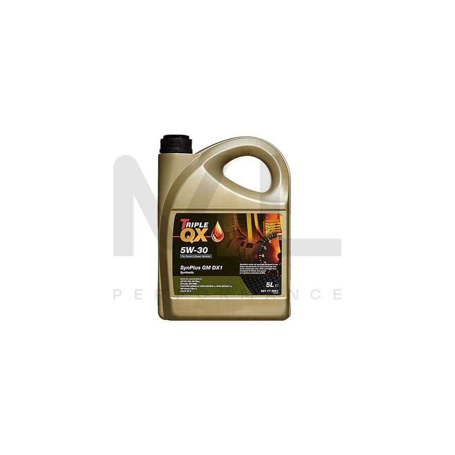 TRIPLE QX SynPlus Engine Oil 5W-30 GM Dexos1 - 5Ltr