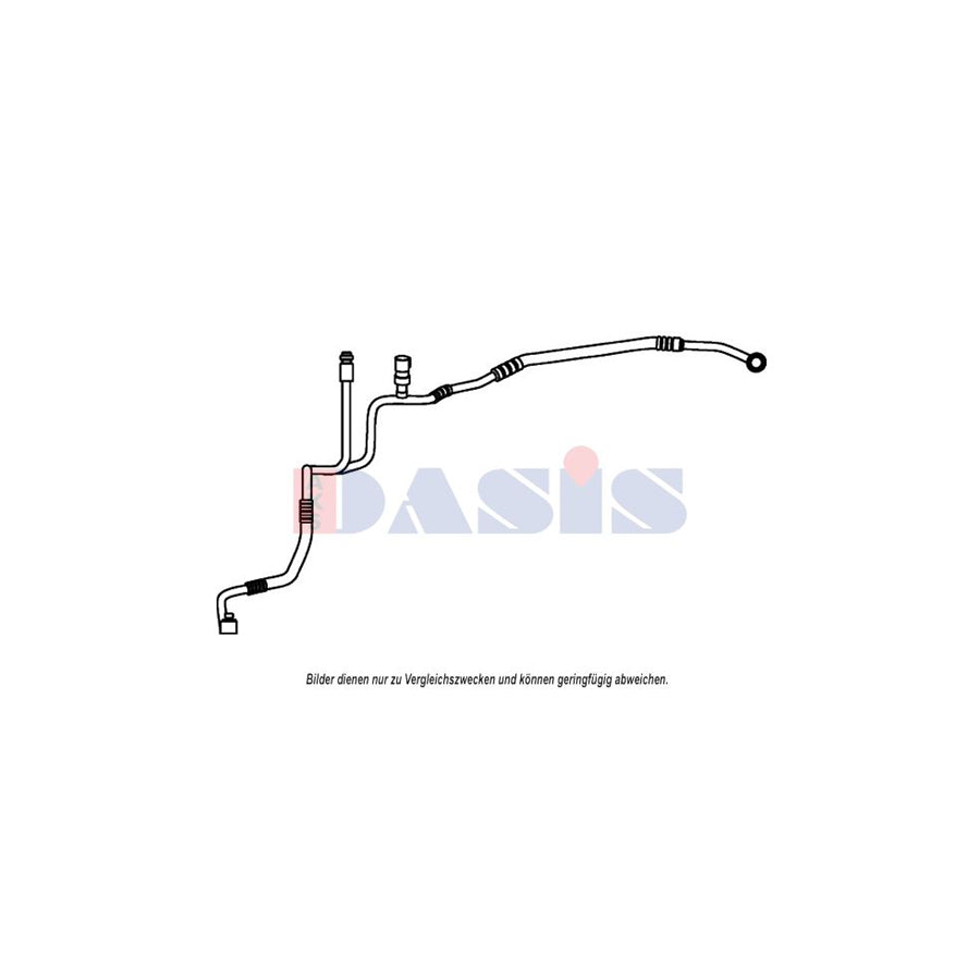 AKS Dasis 885835N High Pressure Line, Air Conditioning for Ford Mondeo