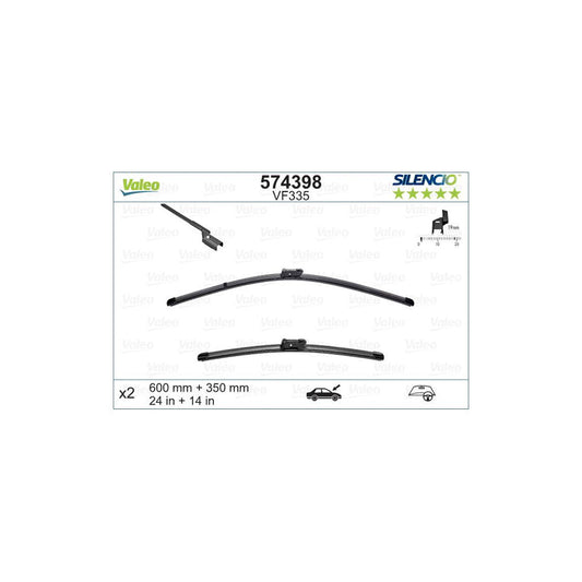 Valeo 574398 Wiper Blade | ML Performance US Car Parts