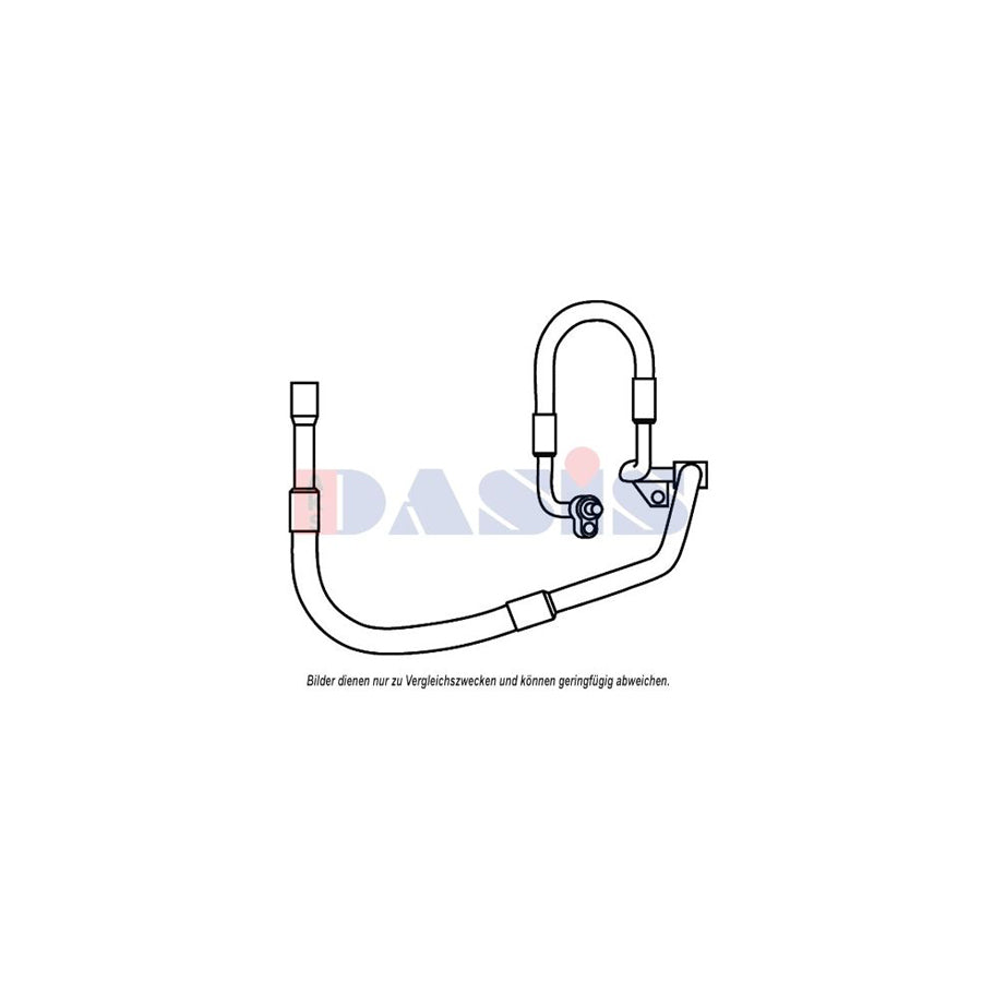 AKS Dasis 885837N High Pressure Line, Air Conditioning