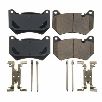 PowerStop Power Stop 18-22 Audi Q5 Front Z17 Evo Ceramic Brake Pads w/Hardware