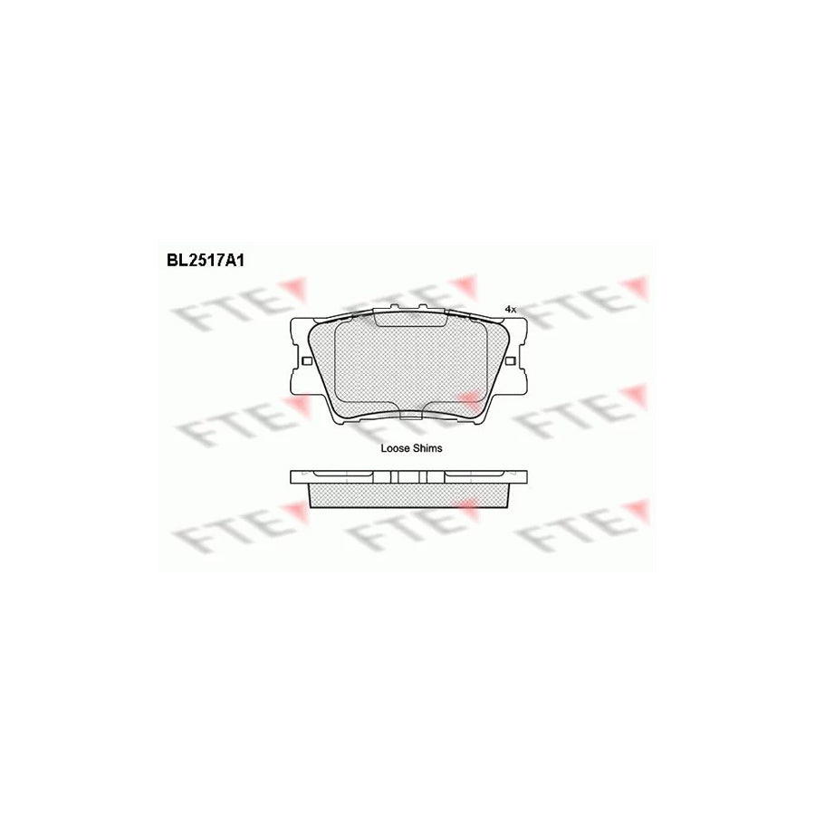 FTE 9010775 Brake Pad Set