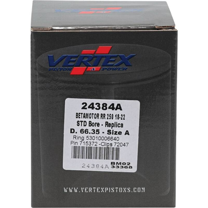Vertex Pistons Vertex Piston 18-24 Beta RR 2T 250 250cc Cast Replica Piston Kit