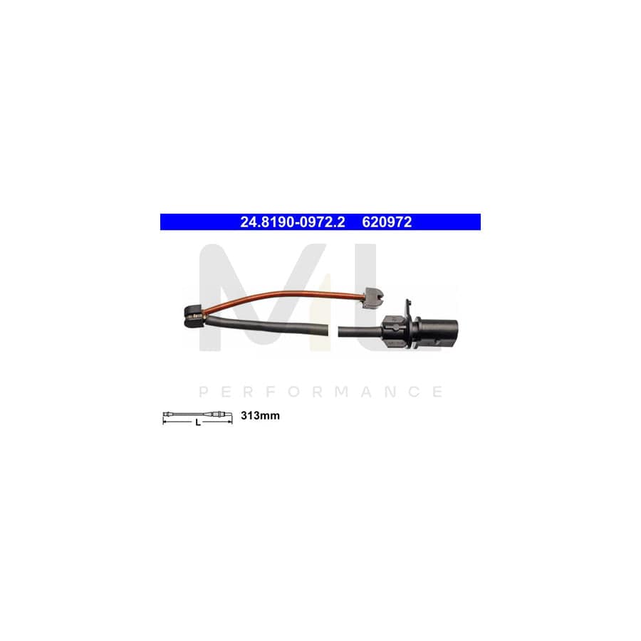 ATE 24.8190-0972.2 Brake pad wear sensor for AUDI R8