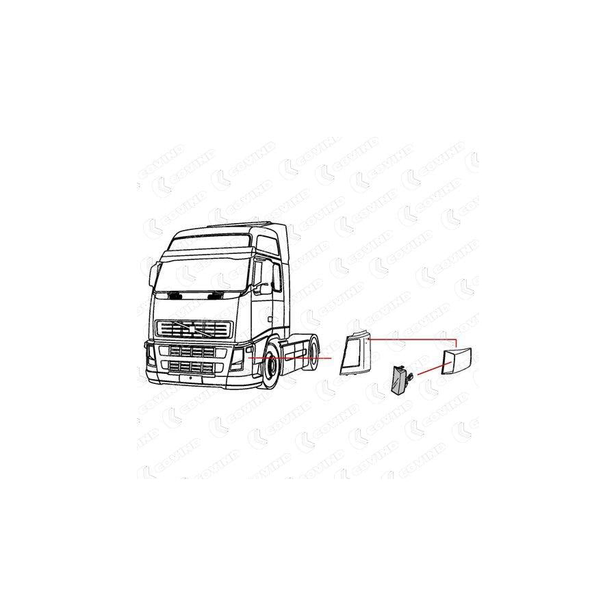 Covind 2Fh/607 Side Indicator