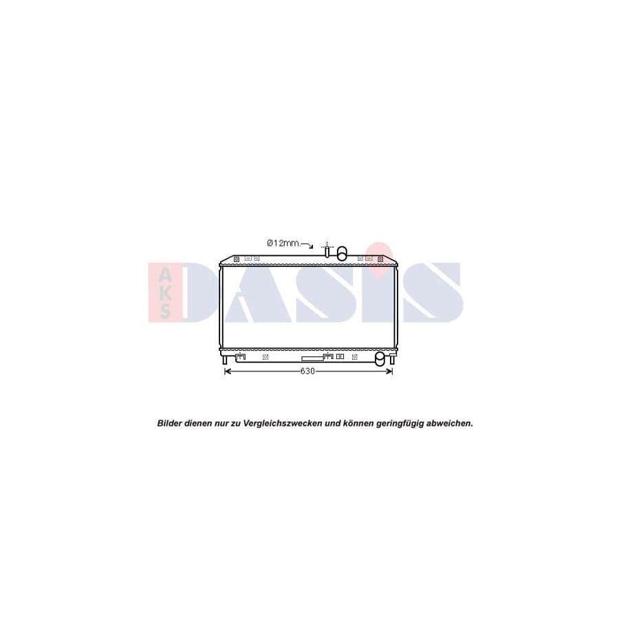 AKS Dasis 110085N Engine Radiator for Mazda Rx-8 (Se, Fe)