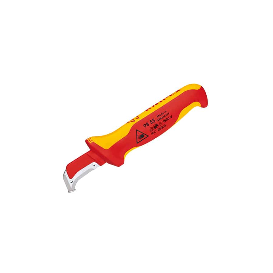 Knipex KPX9855 VDE Stripping Knife 180mm