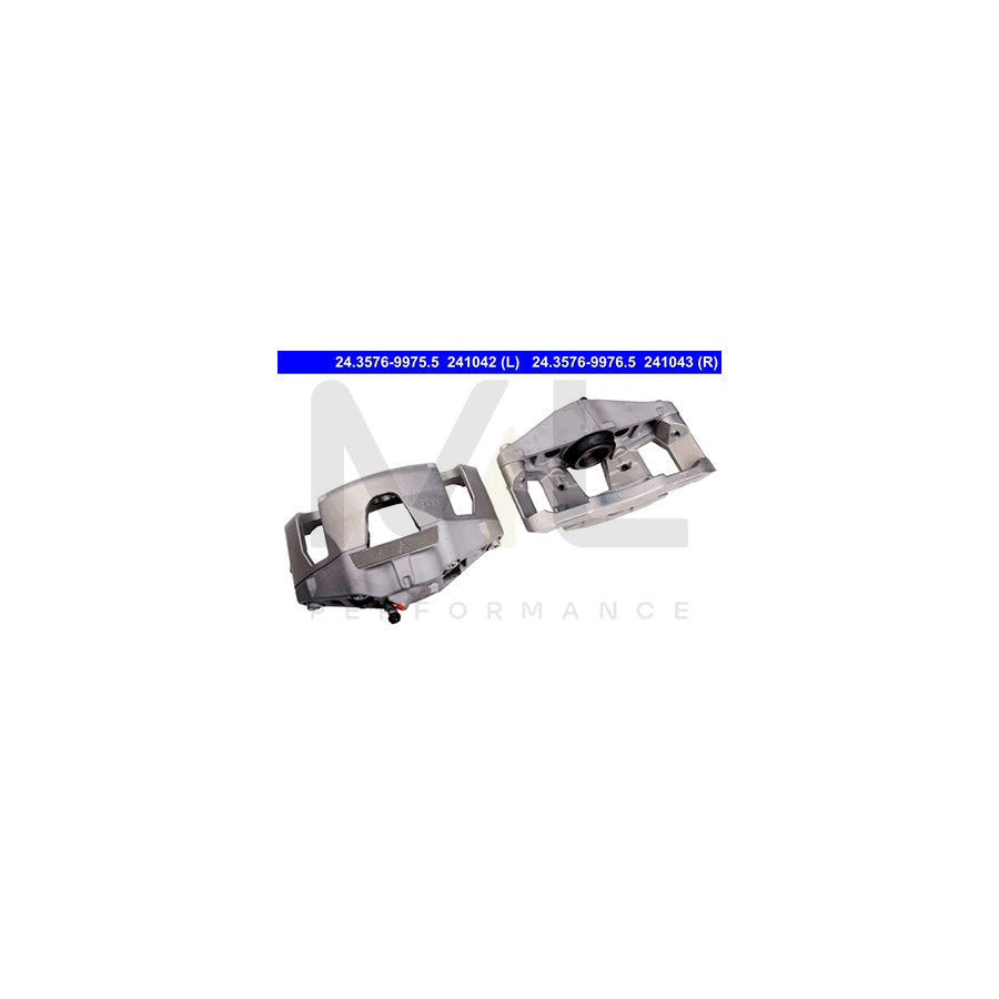 ATE 24.3576-9976.5 Brake Caliper without holder
