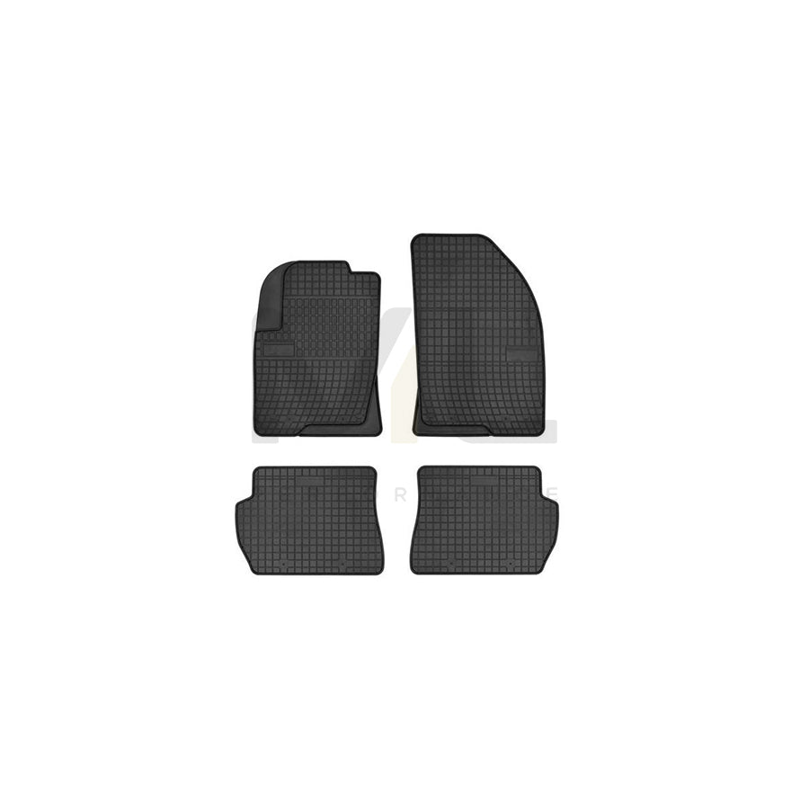 FROGUM Tailored 0313 Floor mat set Elastomer, Front and Rear, Quantity: 4, Black, (LHD)