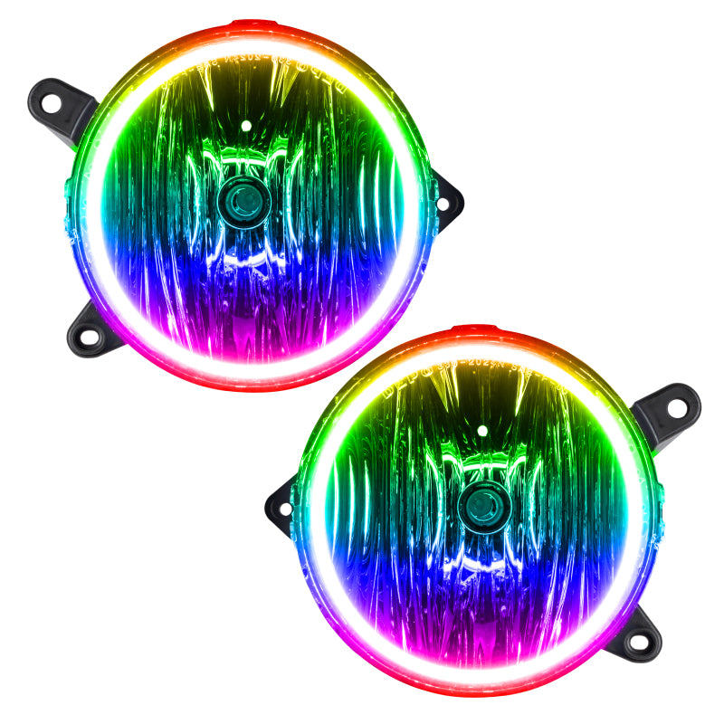ORACLE Lighting Oracle Ford Mustang 10-12 LED Fog Halo Kit - GT Grille Fogs - ColorSHIFT
