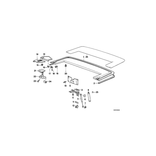 Genuine BMW 07119932815 E53 Circlip 3,2 (Inc. 525i) | ML Performance US Car Parts