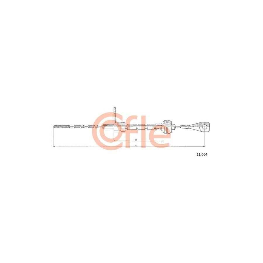 COFLE 11.064 Throttle Cable for VW TRANSPORTER