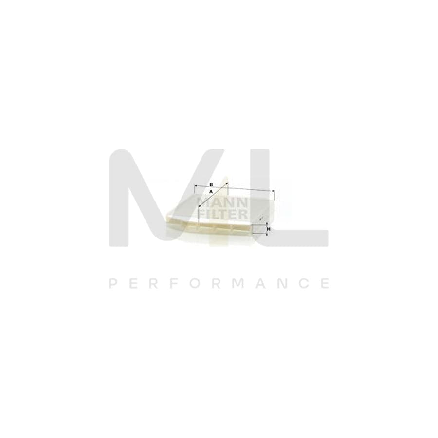 MANN-FILTER CU 2855/1 Pollen filter Particulate Filter