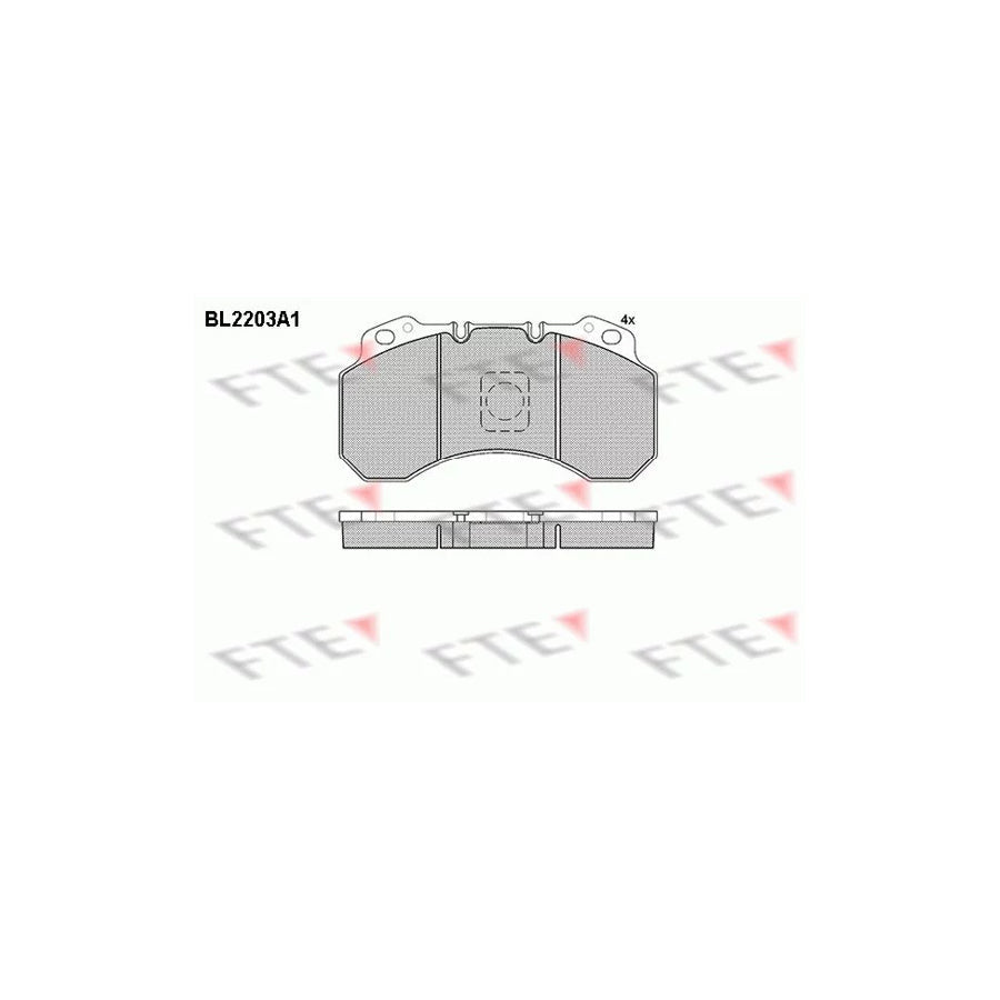 FTE Bl2203A1 Brake Pad Set