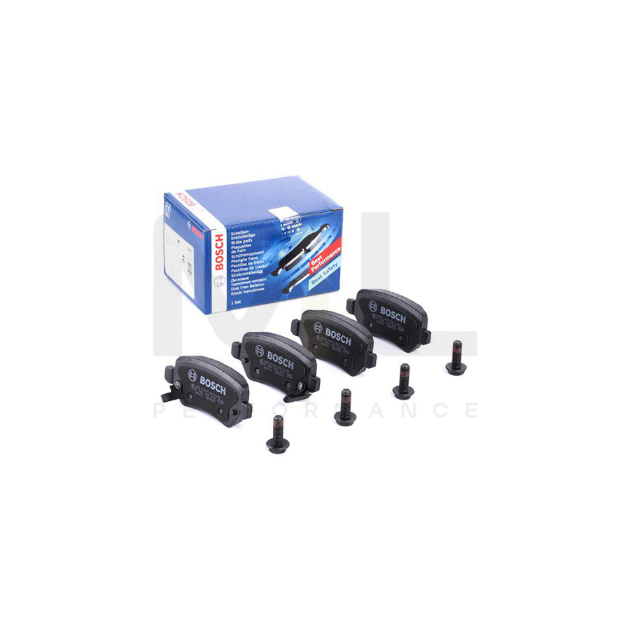 Bosch 0986424646 Brake Pad Set With Acoustic Wear Warning, With Anti-Squeak Plate, With Bolts/Screws, With Mounting Manual BP363 | ML Performance Car Parts